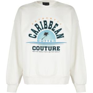 Botter, Heren, Sweatshirts & Hoodies, Wit, Maat: L Katoen,