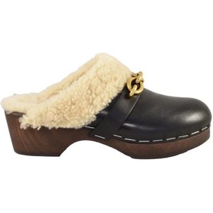 Saint Laurent, Dames, Schoenen, Zwart, Maat: 40 1/2 EU Wol,