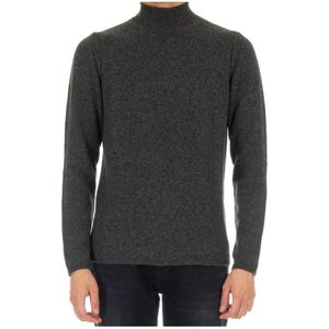 Roberto Collina, Heren, Truien, Grijs, Maat: L Wol,