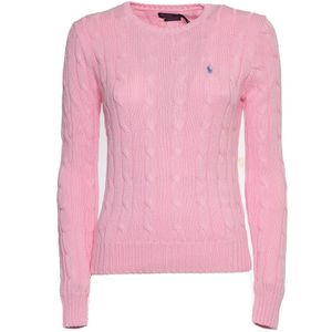 Polo Ralph Lauren, Dames, Truien, Roze, Maat: S Katoen,