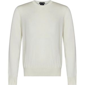 Tom Ford, Heren, Truien, Wit, Maat: 2XL Katoen,