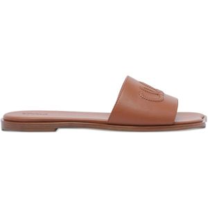 Chloé, Dames, Schoenen, Bruin, Maat: 36 EU Leer,