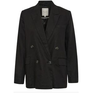 Part Two, Dames, Jassen, Zwart, Maat: XS Linnen,