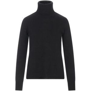 Max Mara Studio, Dames, Truien, Zwart, Maat: L Wol,