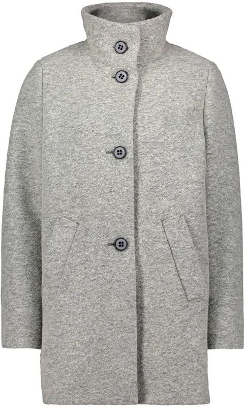 Amber & June - Tussenmantel - Grijs Gemêleerd - Klassieke Mantel