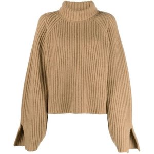 Khaite, Dames, Truien, Beige, Maat: M Kasjmier,