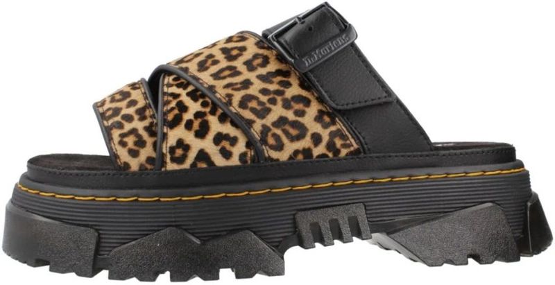 Dr. Martens - Mattison - Slide-Sandaal - Bruin - Suède