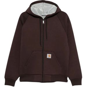 Carhartt Wip, Heren, Sweatshirts & Hoodies, Rood, Maat: S Katoen,