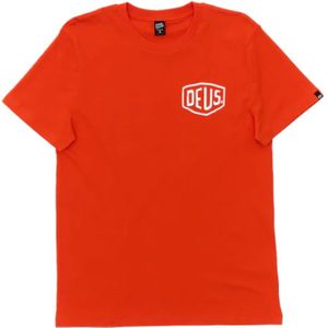 Deus Ex Machina, Heren, Tops, Oranje, Maat: S Katoen,