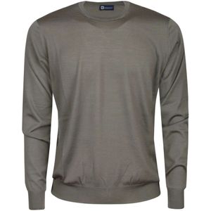 Hindustrie, Heren, Truien, Grijs, Maat: XL Wol,