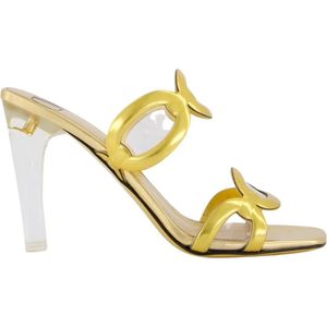 Valentino Garavani, Dames, Schoenen, Geel, Maat: 35 1/2 EU Leer,