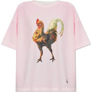 Vivienne Westwood, Dames, Tops, Roze, Maat: 2XS Katoen,