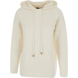 Fabiana Filippi, Dames, Sweatshirts & Hoodies, Wit, Maat: S Wol,