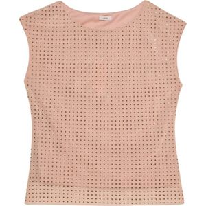 Oltre, Dames, Blouses & Shirts, Roze, Maat: S Poliester,