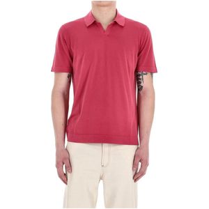 Drumohr, Heren, Tops, Rood, Maat: 2XL Katoen,