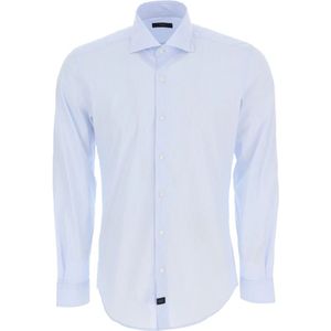 Fay, Heren, Overhemden, Blauw, Maat: 3XL Katoen,