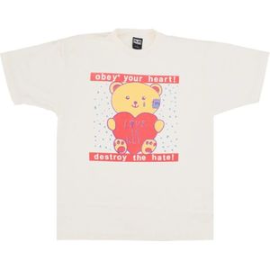 Obey, Heren, Tops, Beige, Maat: S Katoen,