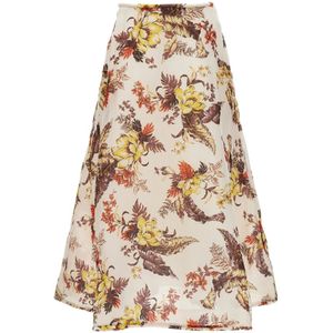 Zimmermann, Dames, Rokken, Veelkleurig, Maat: L Linnen,