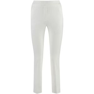 Peserico, Dames, Broeken, Wit, Maat: 2XL Katoen,