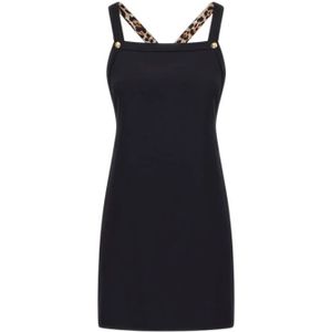 Roberto Cavalli, Dames, Jurken, Zwart, Maat: XS
