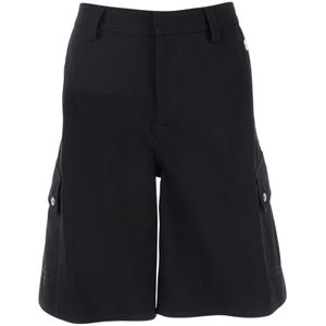 Off White, Heren, Korte broeken, Zwart, Maat: M Katoen,