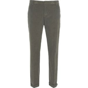 Dondup, Heren, Broeken, Grijs, Maat: W32 Katoen,