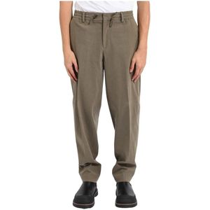 Hugo, Heren, Broeken, Groen, Maat: S Poliester,