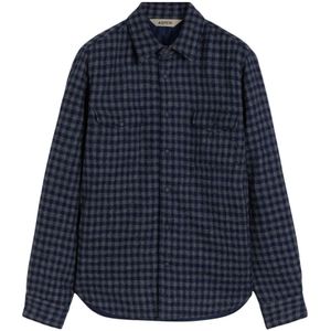 Aspesi, Heren, Jassen, Blauw, Maat: M Wol,