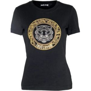 Just Cavalli, Dames, Tops, Zwart, Maat: S