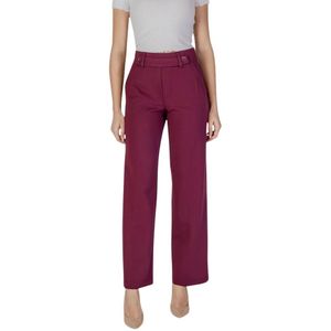 Street One, Dames, Broeken, Paars, Maat: XL L32 Viscose,