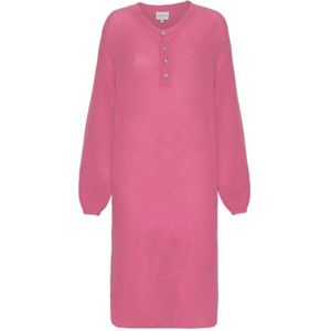 Americandreams, Dames, Jurken, Roze, Maat: ONE Size Wol,