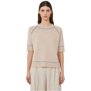 Max Mara, Dames, Truien, Beige, Maat: M