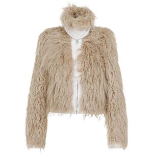 Dries Van Noten, Dames, Jassen, Beige, Maat: 2XS Katoen,