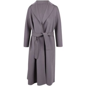 Max Mara, Dames, Mantels, Grijs, Maat: S Wol,