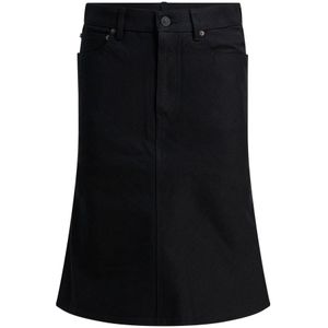 Balenciaga, Dames, Rokken, Zwart, Maat: S Katoen,