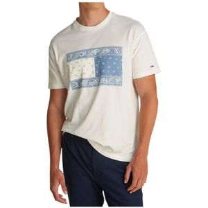 Tommy Hilfiger, Heren, Tops, Wit, Maat: 2XL Katoen,