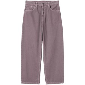 Carhartt Wip, Heren, Broeken, Roze, Maat: S Denim,