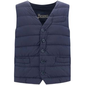 Herno, Heren, Jassen, Blauw, Maat: 2XL Leer,
