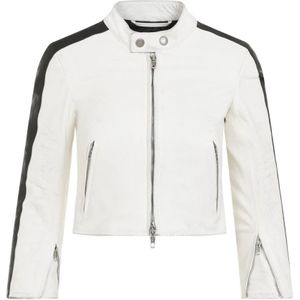 Balenciaga, Dames, Jassen, Wit, Maat: XS Leer,
