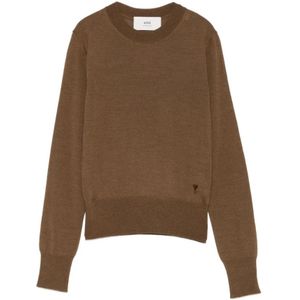 Ami Paris, Dames, Truien, Bruin, Maat: L Zijde,