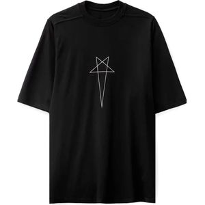 Rick Owens, Heren, Tops, Zwart, Maat: ONE Size Katoen,