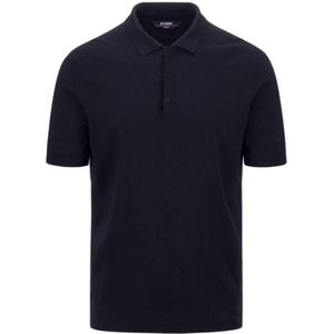 K-Way - Stijlvolle Regenjas - Blauw - Polyester - Waterafstotend