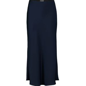 Vera Mont - Satijnen Midi Rok - Blauw - Dames