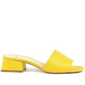 19v69 Italia, Dames, Schoenen, Geel, Maat: 37 EU Leer,