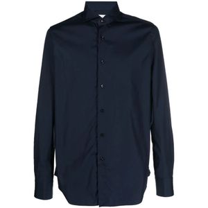 Xacus, Heren, Overhemden, Blauw, Maat: 3XL Katoen,