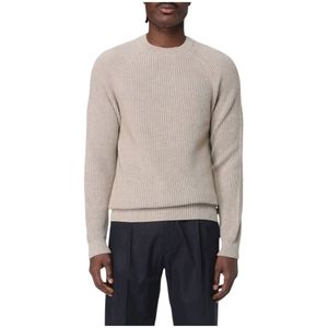 Zanone, Heren, Truien, Beige, Maat: M Kasjmier,