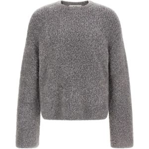 Séfr, Heren, Truien, Grijs, Maat: M Wol,