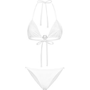 Philipp Plein, Dames, Badkleding, Wit, Maat: XL Polyamide,