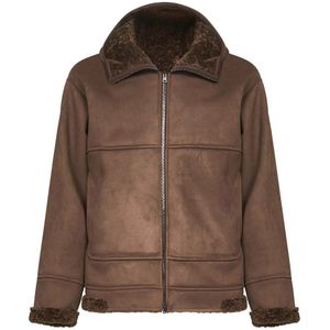Herno, Heren, Jassen, Bruin, Maat: S Poliester,