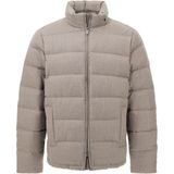 Boggi Milano, Heren, Jassen, Beige, Maat: S Flanel,